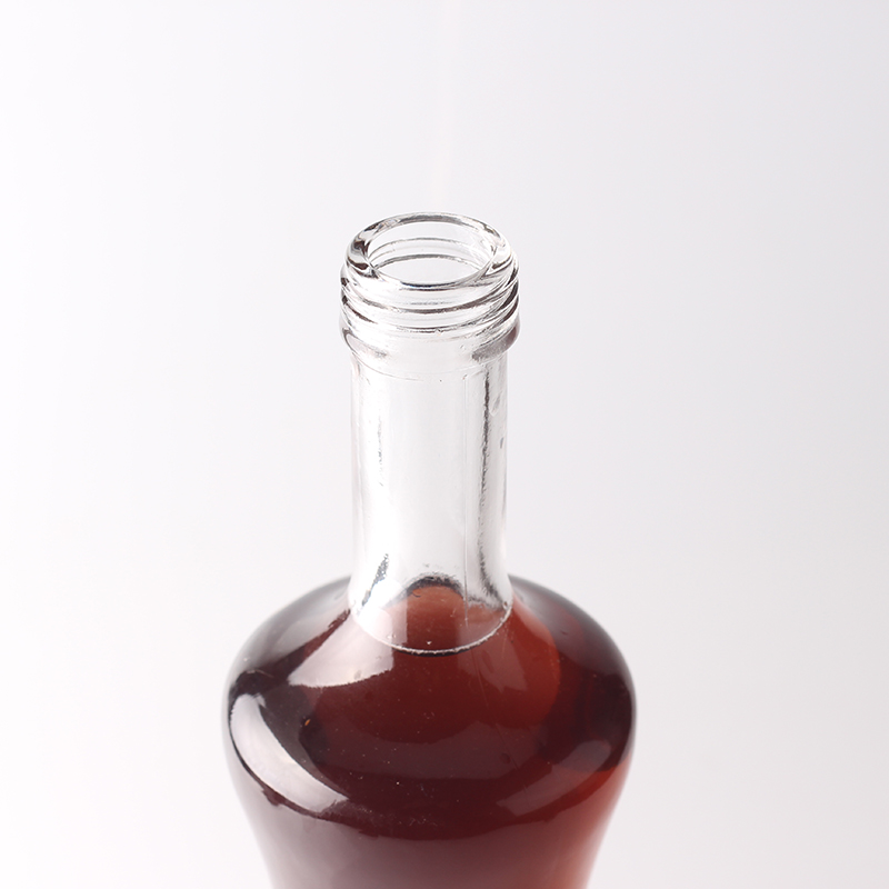 500ml 750ml 1000ml Glass Bottle for Tequila Customized Transparent Body Material