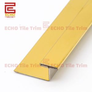 China Customized Tile to Hardwood Floor Transition Strips Metal Threshold Trim Advantage of Covering Expansion Gaps factory
