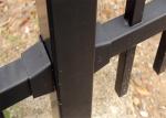 2400mm Width Galvanized Steel Spear Top Garrison Fence Panel/Steel Picket