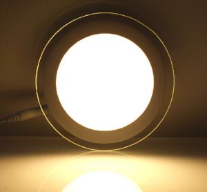 China led panel light glass material dimmable RGB color high quality factory