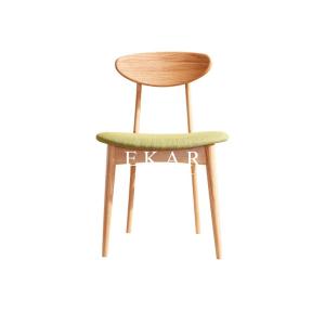 China Modern Dining Room Furniture Solid Wood Dining Chair factory
