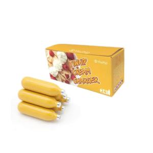 China Carbon Steel Whip Cream Chargers 8.5g Food Grade Nitrous Oxide factory