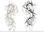 K9 Clear Glass Drop Extra Large Chandeliers Modern Crystal Chandelier G9*12