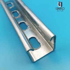 China Pre Galvanized 41mm X 41mm C Type Steel Channel For Photovoltaic Bracket System factory