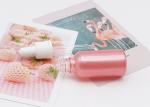 Empty 50ml 100ml Cosmetic Essential Oil Bottles Glass Pink Color Personal Care