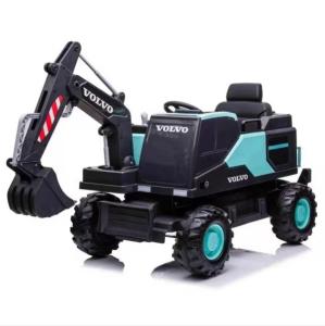 China 2022 Popular Children's Excavator Electric Ride On Car for Kids Authorized and Plastic factory