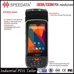 Mobile Android Barcode Scanner Device , Fingerprint Handheld Barcode Printer