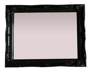 China classical black framed bathroom mirror ,wall mirror factory
