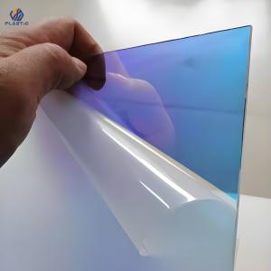 China 4ft X 8ft Rainbow Acrylic Sheet Long Lasting Iridescent Acrylic Panel UV Resistance factory