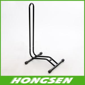 China Round foot L type parking bicycle frame display cycle wheel rim display rack factory