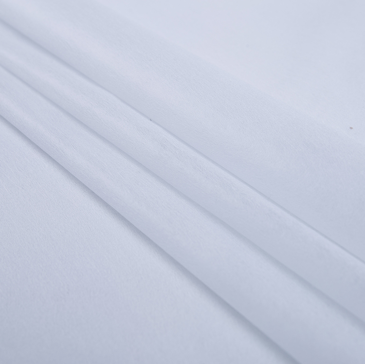 120gsm GAOXIN Chemical Bond Nonwoven 1025HF Fabric 100% Polyester Fusible Nonwoven Interlining