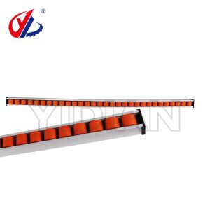 Aluminum Roller Track with Rubber Rollers for Edgebanding Machines