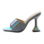 Suede Snake ODM Women High Heeled Shoes With Signature Martini Heels
