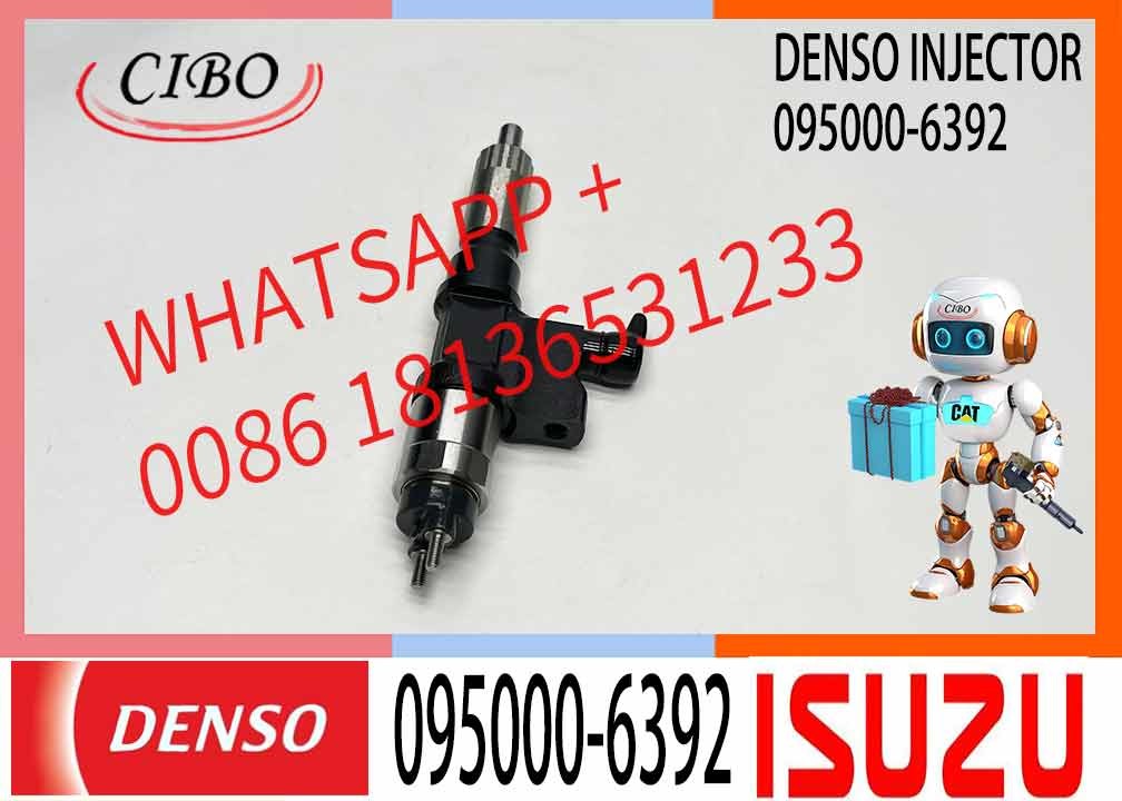 095000-6392 Common Rail Fuel Injector Nozzle 095000-6390 095000-6393 8-97609791-2 injector for ISUZU