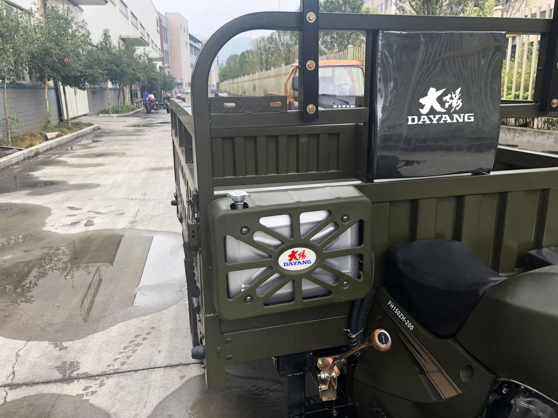 Large Capacity Three Wheel Cargo Tricycle Rear Spring Leafs 5 2 800 W for Adults