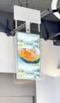 55 Inch Shop Window Digital Signage Display High Brightness LCD Screen Digital