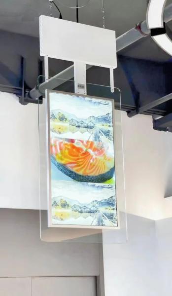 55 Inch Shop Window Digital Signage Display High Brightness LCD Screen Digital