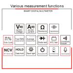 Intelligent Voice Report Multimeters NCV 1000V Professional Laboratory equipment