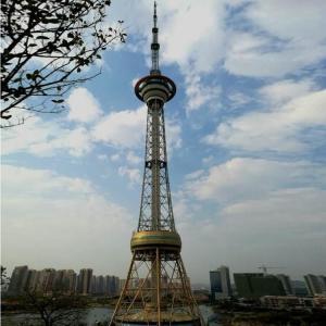 China Gsm Antenna Q235 Radio And Television Tower Hot Dip Galvanized factory