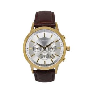 China Stainless Steel Back Watch / Genuine Leather Watch With Power Reserve , Logo Custom factory
