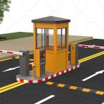 Automatic Parking Toll Barrier Gate 150W DC Brushless Motor IP44
