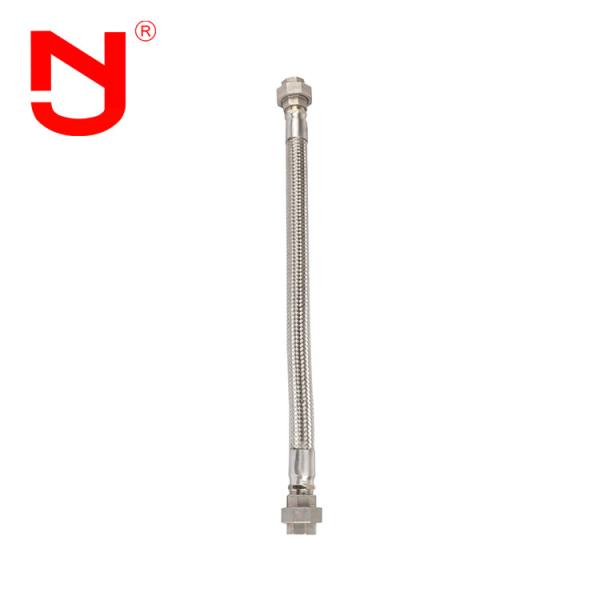 Stainless Steel Wire Braided Flexible Metal Hose Union Type Metal Braided Flex