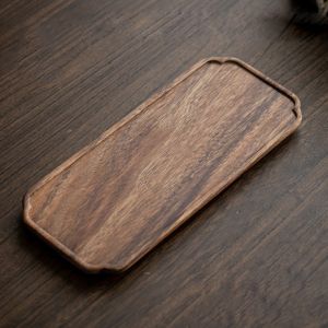 China Rectangular Suar Solid Walnut Jewelry Display Tray 30*13cm with Suar Window Designs on sale