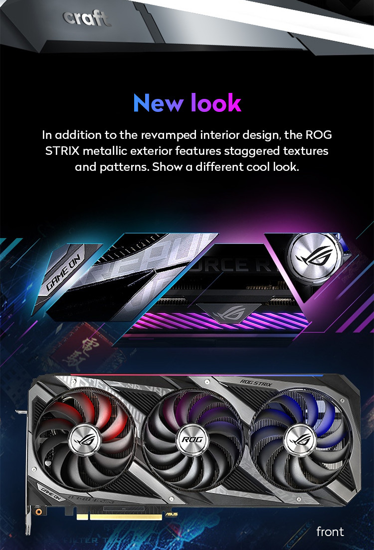 DirectX 12 Computer Graphics Card ROG-STRIX-RTX3080-O10G-GAMING ASUS Graphics Card