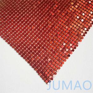 China Aluminium Shiny Metal Sequin Curtains Drapery For Windows 4mm factory