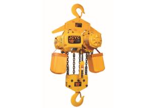 China 10 Ton Electric Chain Hoist Foot Mounted Single Dual Varial Speed Optional factory