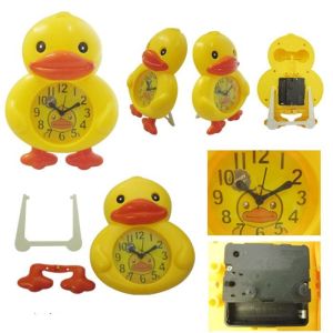 Yellow Duck Design Alarm Clock for Home Decoration