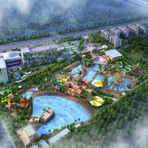 China Big Water Slide Design With Various Water Park Games With Different Concepts factory