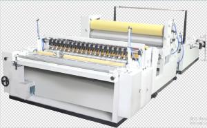 China Maxi / Jumbo Roll Slitter Rewinder Machine High Speed Separating Motor Driving factory