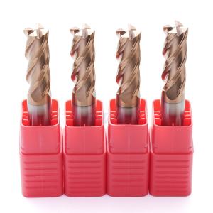 China Square End Mill, HRC55, 4 flutes, Carbide, TiSiN Coating factory