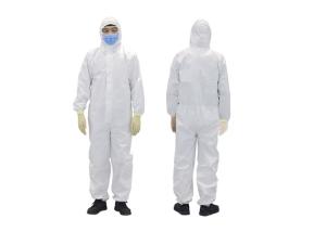 China Sterilized Disposable Isolation Gown Thumbhole Sleeves For Dustproof Place factory