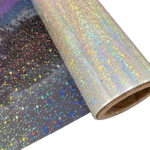 China 23 Micron Holographic Thermal Lamination Film Roll For Industrial Gift Wrapping factory