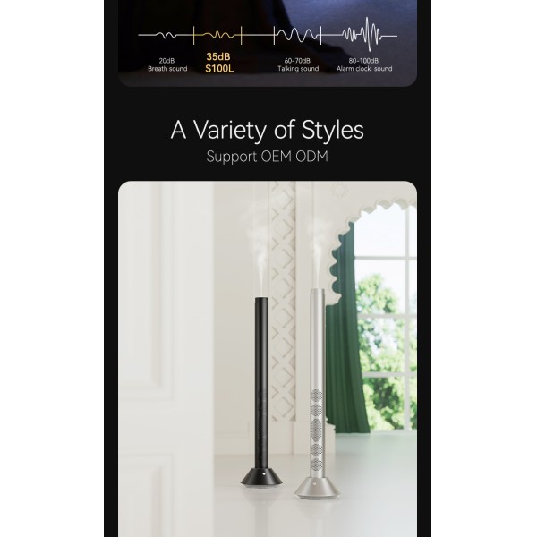 Bluetooth Connection Colorful Night Light Commercial Aroma Diffuser with Cold-air Diffusion Technology