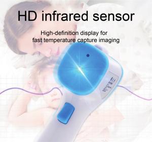 China Gun Type Handheld Infrared Thermometer Three Colors LCD Backlight factory