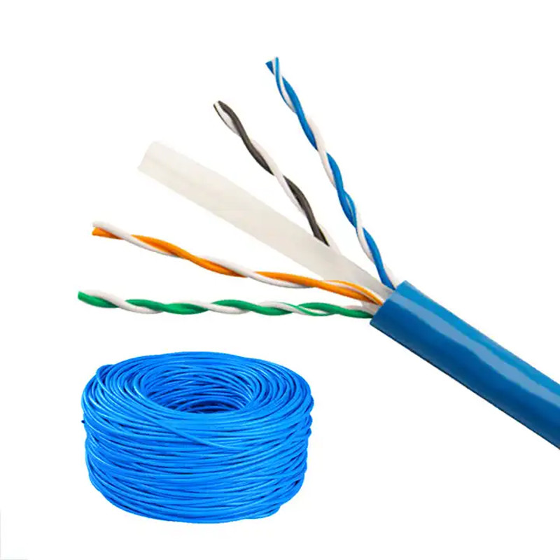 China Stable Transmission Signal And Long Service Life Cat6 LAN Cable factory