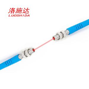 China 3 Wire M5 Metal Sensing Proximity Switch Small Spot Size Visible Light 660nm Through Beam factory