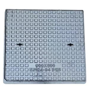 China 730 * 730mm Telecom Manhole Cover B125 Square With Secure Stable Platform factory