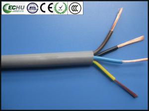 China ROHS PVC Electrical Shield Multi-conductor cable UL2464 4Cx18AWG 300V with UL Certificate in Grey Color factory