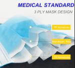Earloop Protective 3 Ply Non Woven Medical Face Mask