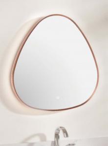 China Triangular Angle Semi Arc Shape LED Bathroom Mirrors Light With Touch Sensor on sale