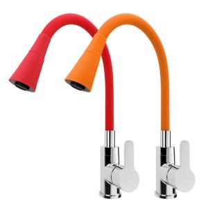 China Hot And Cold Water 1/2*60cm SS304 Hose Flexible Kitchen Faucet factory