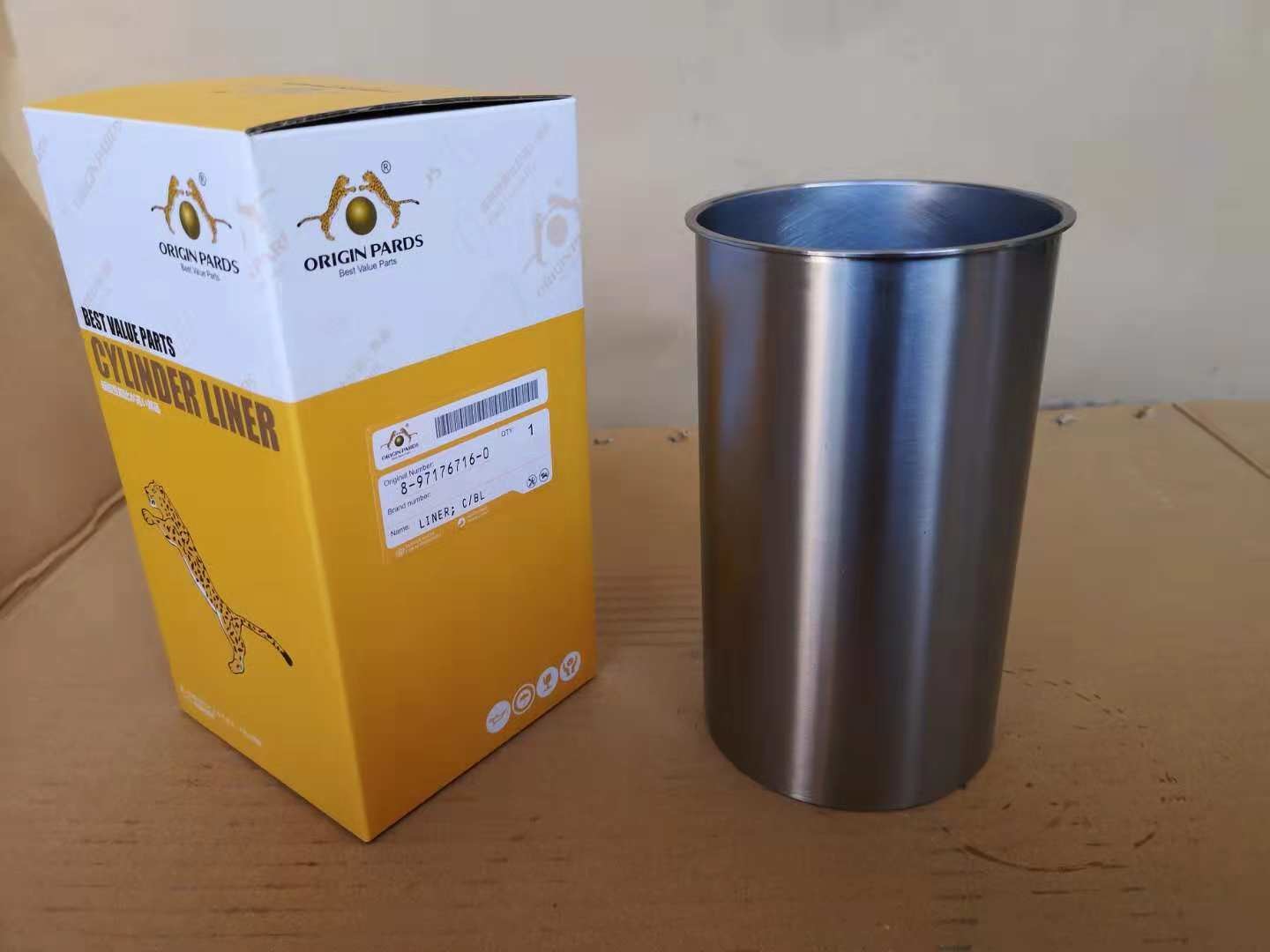 Isuzu Light Truck Engine Parts 4BE1 Engine Liner 8971767160 Thin Wall Stainless Steel Liner Inside Mesh Oil Circuit