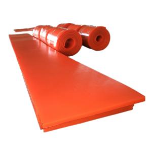 China Conveyor Rubber Polyurethane Skirting Board Customized Hardness Size factory