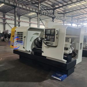 Large Spindle CNC Pipe Threading Lathe Machine Double Chuck Pipe Threads