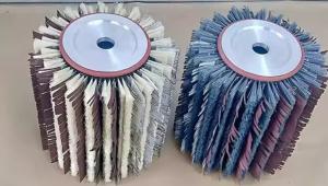 China Sandpaper Sisal Polishing Roller Brush Sanding Brush For Wood Surface Polishing factory