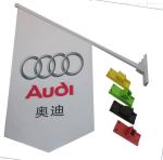 double sides printing wall flag with pole